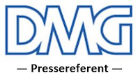 DMG-Logo + Pressereferent